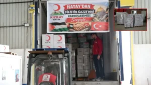 Hatay’da hazırlanan hijyen kolileri Gazze’ye ulaştırılacak