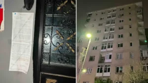 Küçükçekmece’de sitedeki 10 katlı riskli bina mühürlenerek tahliye edildi