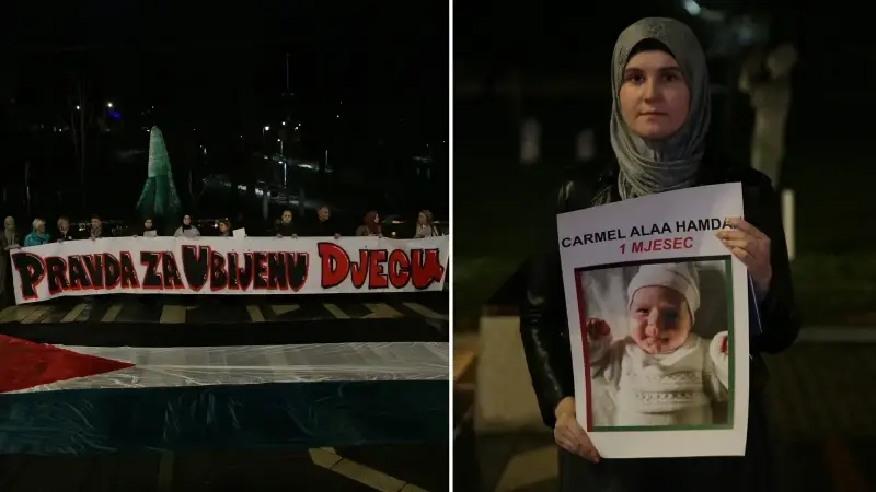 Saraybosna kuşatmasında evlatlarını kaybeden aileler Gazze’de öldürülen çocukları andı