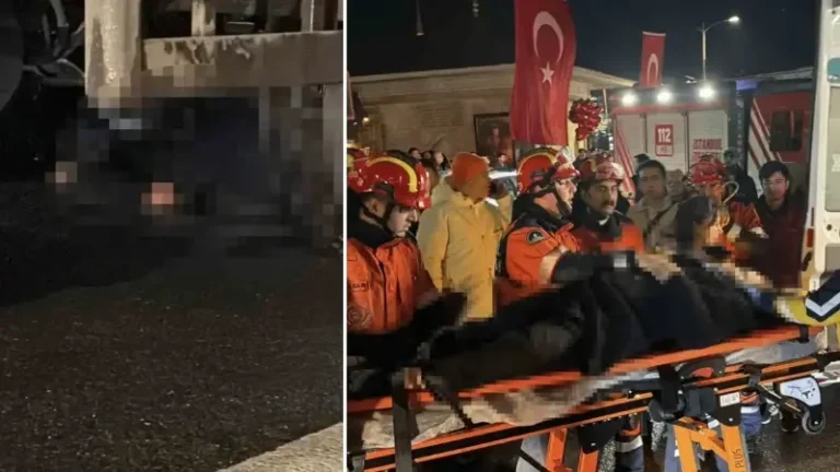 Üsküdar’da feci kaza: Karşıya geçmek isteyen kadın kamyonun altında kaldı