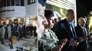 Cumhurbaşkanı Erdoğan 15 Temmuz kahramanı Ömer Halisdemir’in anıtında dua etti