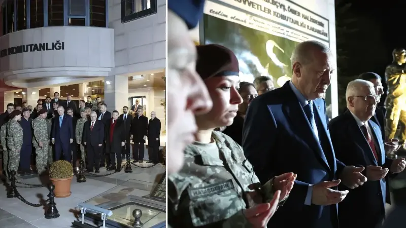 Cumhurbaşkanı Erdoğan 15 Temmuz kahramanı Ömer Halisdemir’in anıtında dua etti