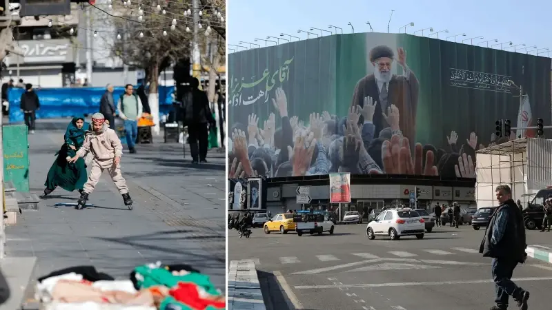 İsrail ve ABD’nin İran’a yönelik ortak saldırıları gölgesinde başkent Tahran’da hayat devam ediyor