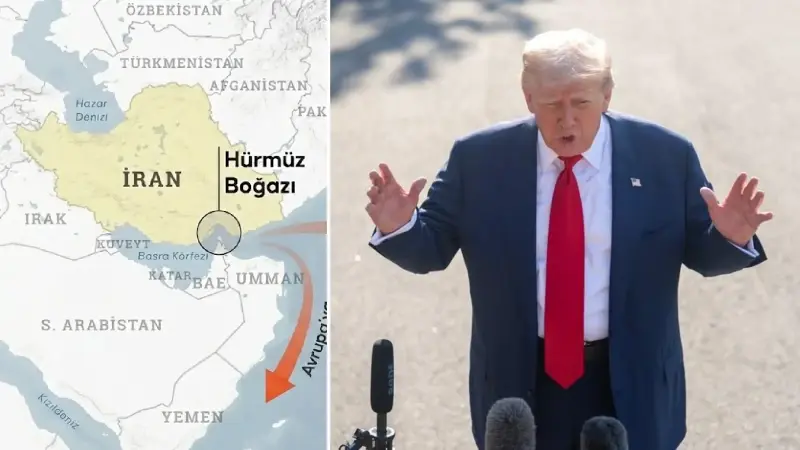Trump: Gerekirse Hürmüz Boğazı’ndan geçen tankerlere refakat edeceğiz