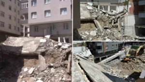 Kağıthane’de yıkım paniği: ‘Deprem oluyor sandık’