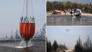 Muğla’nın Seydikemer ilçesindeki orman yangınına müdahale sürüyor