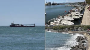 Tekirdağ’da fırtına nedeniyle 4 ilçede denize girmek yasaklandı