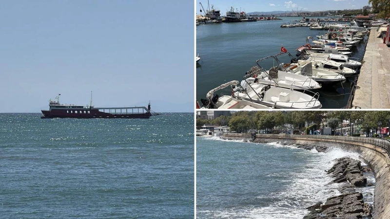Tekirdağ’da fırtına nedeniyle 4 ilçede denize girmek yasaklandı