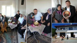 100 kere maşallah Atiye nine: Asırlık çınar için davullu zurnalı sürpriz hazırlandı