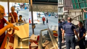 Çocuğu için lahmacun almak isteyen kadına ‘5’ten az satmam’ demişti: Seyyar satıcının tezgahı kaldırıldı