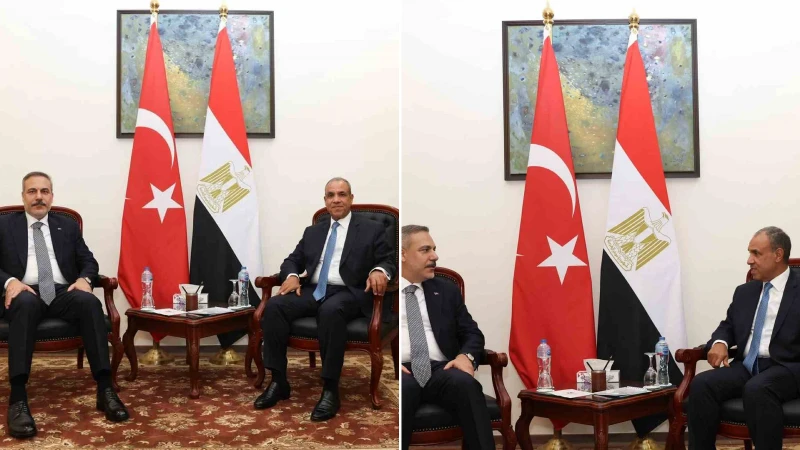 Dışişleri Bakanı Fidan Mısırlı mevkidaşı Abdelatty ile görüştü