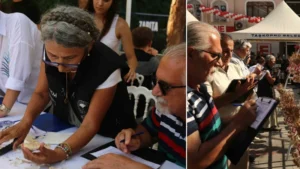 Dünyaca ünlü Taşköprü sarımsağı festivalde yarıştı: 80 demet arasından en iyi sarımsak seçildi