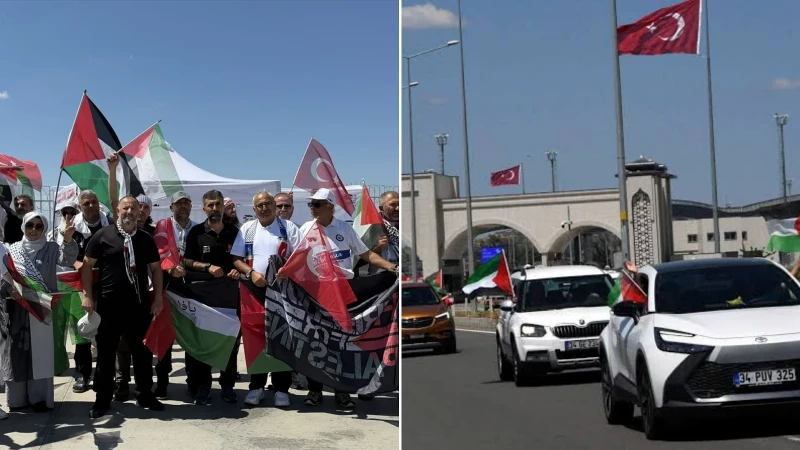 Filistin Konvoyu Kahramanmaraş ve Gaziantep’te halkla buluşuyor
