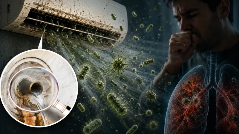 Grip sanılıyor akciğerleri vuruyor: Klimalardan bulaşan sinsi virüs bu belirtilerle ortaya çıkıyor