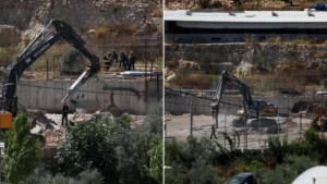 İşgalci İsrail Batı Şeria’nın güneyinde Filistinlilere ait 2 evi yıktı