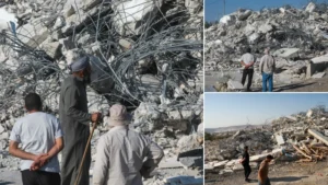 İşgalci İsrail Beytüllahim’de Filistinlilere ait üç katlı binayı yıktı