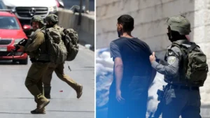 İşgalci İsrail Kalendiya Mülteci Kampı’nda dünden bu yana 60 Filistinliyi gözaltına aldı
