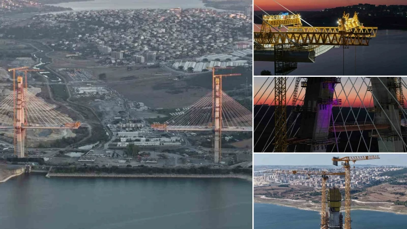 Kanal İstanbul’da yeni gelişme: İlk köprüsünde 250 tonluk dev operasyon