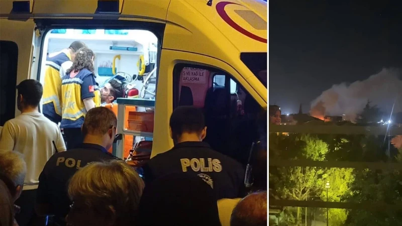Küçükçekmece’de 5 katlı binanın çatısında yangın: 1 kişi duman etkilendi